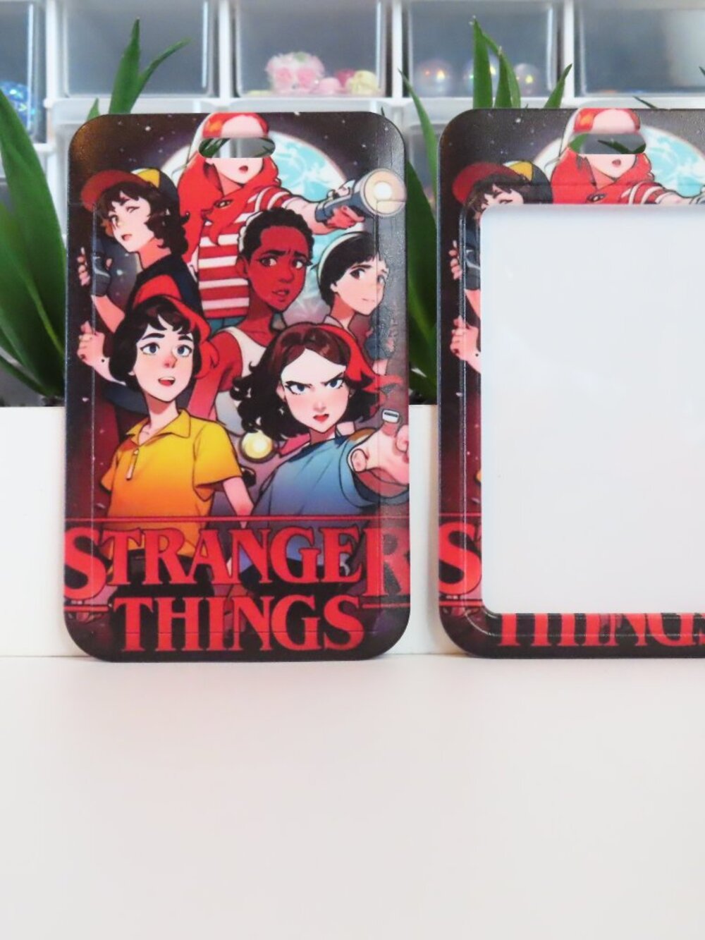 Stranger Things Anime-Style  Badge Holder